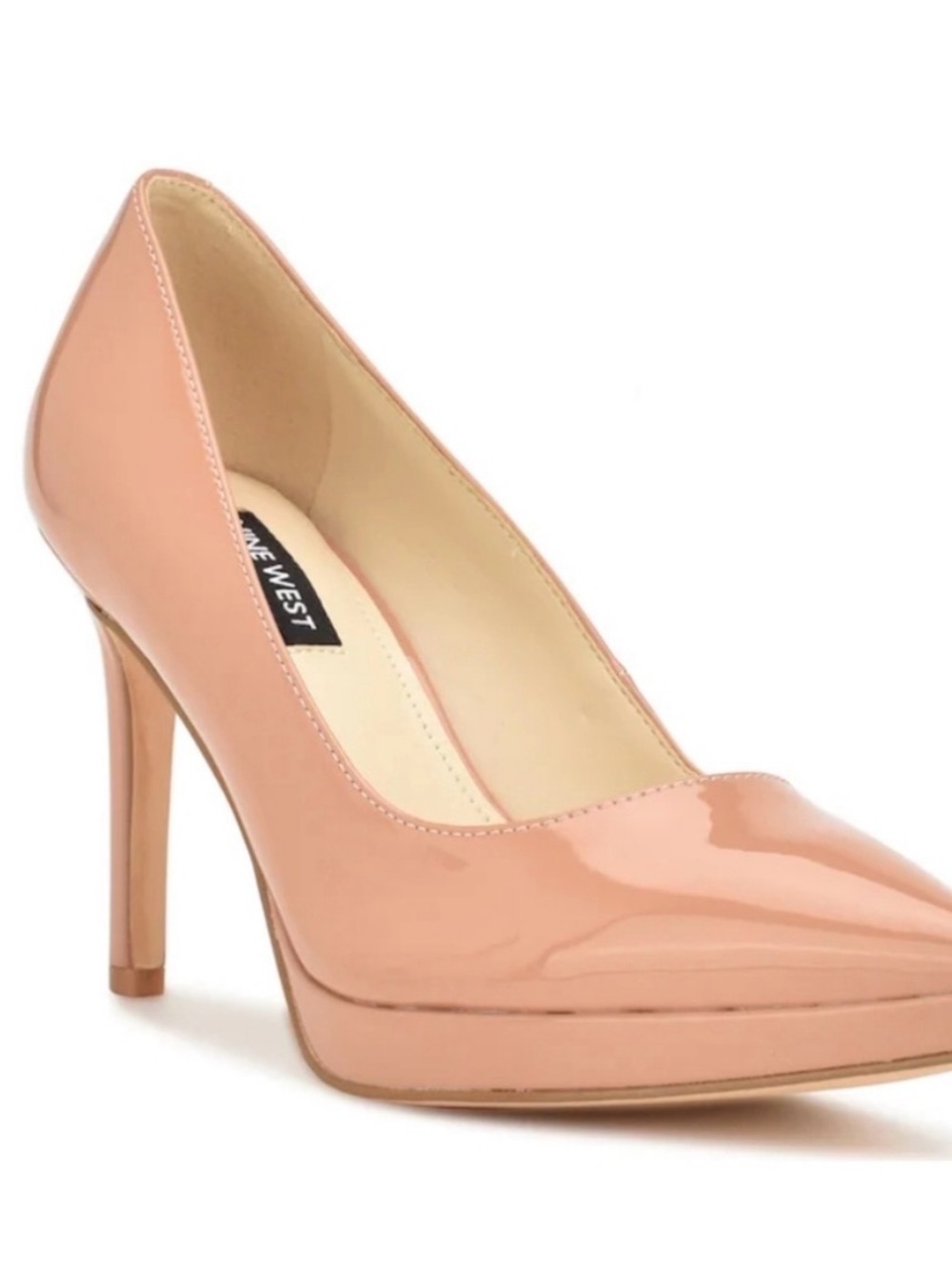 Nine West Blush Patent Pointed-Toe Stiletto Pump